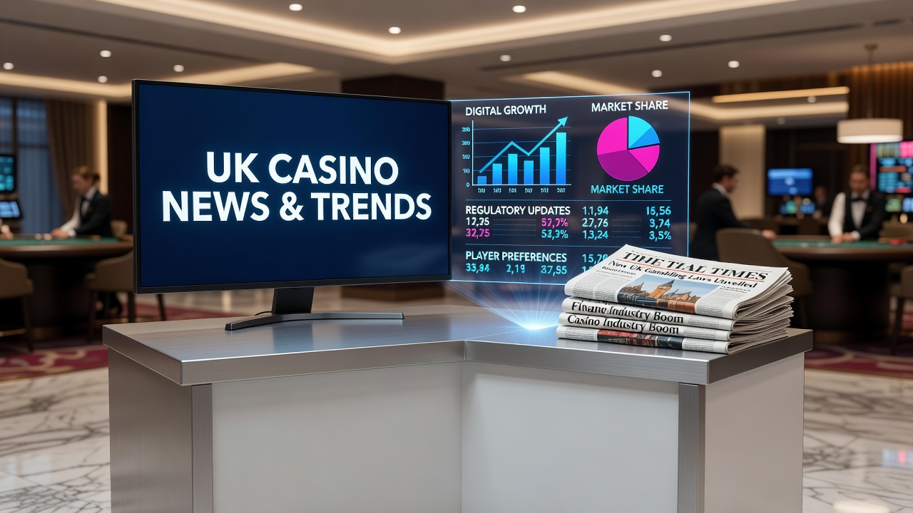 UK Gambling Commission officers reviewing enforcement documents related to unlicensed gambling operations