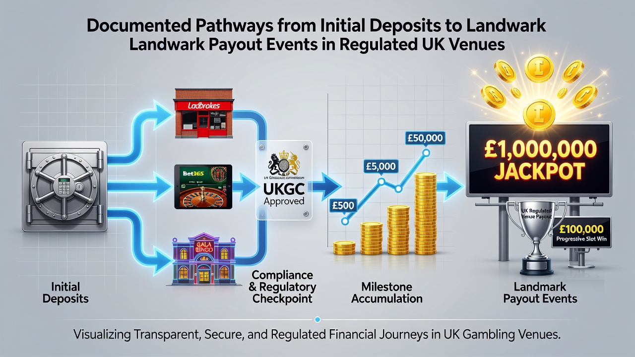 Secure payout processing area inside a regulated British casino venue