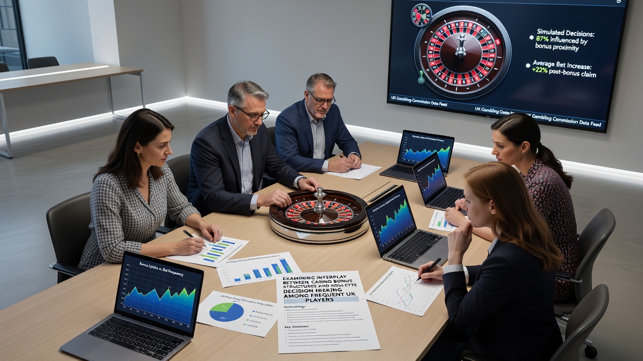 UK roulette players adjusting bets based on casino bonus rules