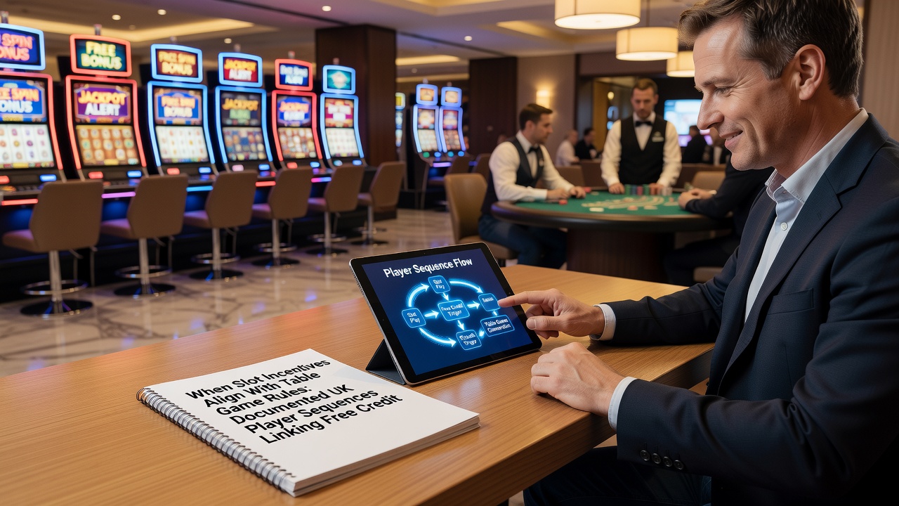 Casino interface showing slot credits transferring to a live roulette session on a desktop screen